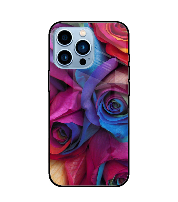 Colorful Roses iPhone 13 Pro Max Glass Cover