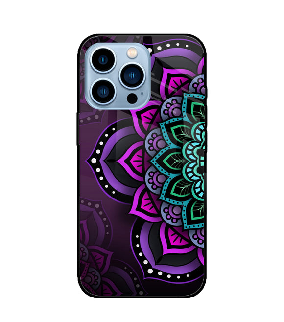 Abstract Rangoli iPhone 13 Pro Max Glass Cover