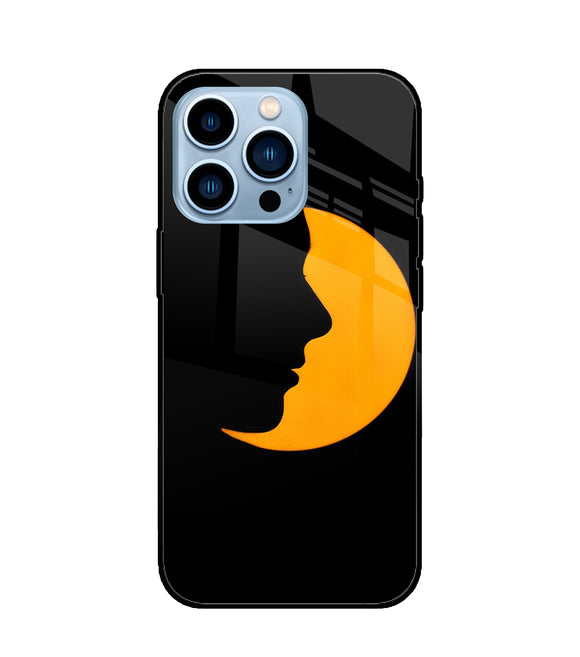 Moon Face iPhone 13 Pro Max Glass Cover