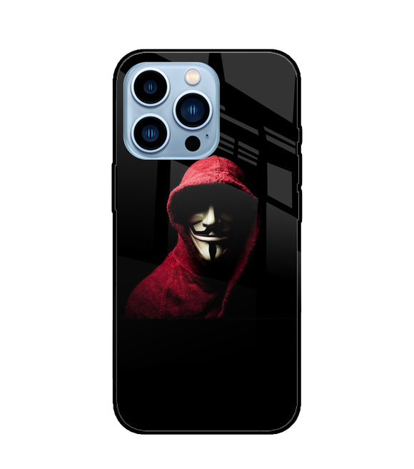 Anonymous Hacker iPhone 13 Pro Max Glass Cover