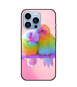 Love Birds iPhone 13 Pro Max Glass Cover