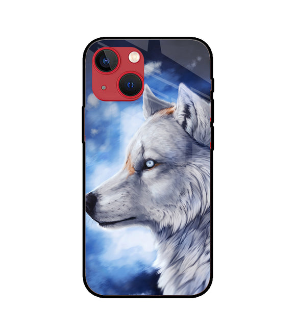 Wolf Night iPhone 13 Mini Glass Cover