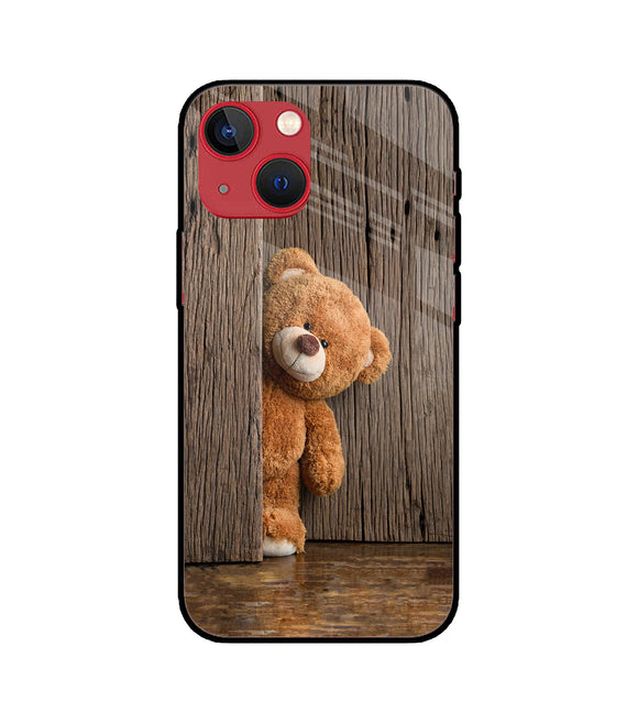 Teddy Wooden iPhone 13 Mini Glass Cover