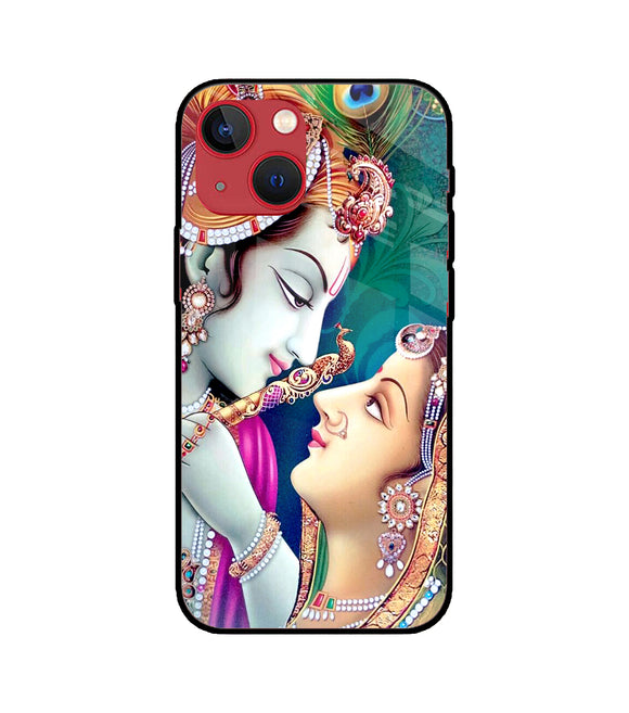 Radha Krishna iPhone 13 Mini Glass Cover