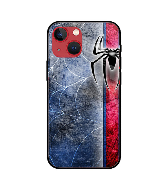 Spider Blue Wall iPhone 13 Mini Glass Cover