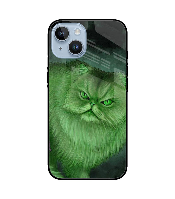 Hulk Cat iPhone 14 Glass Cover