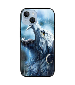 Wolf in Rain iPhone 14 Glass Cover