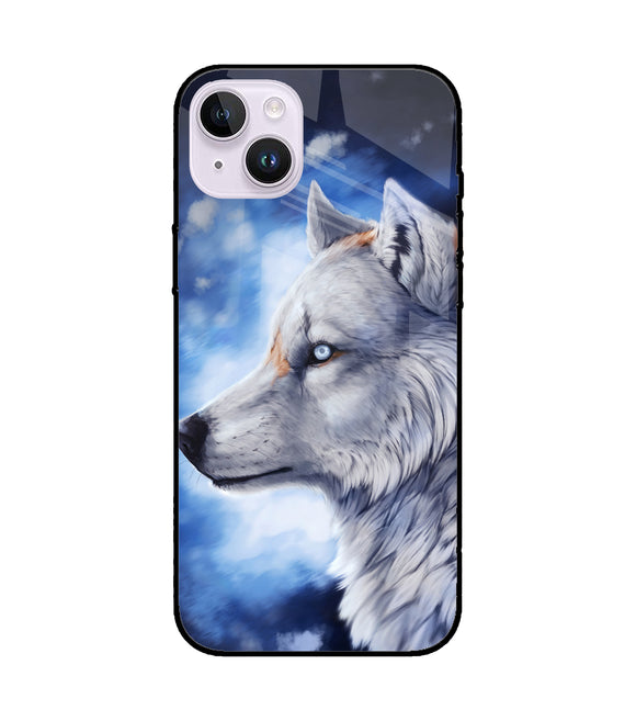 Wolf Night iPhone 14 Plus Glass Cover