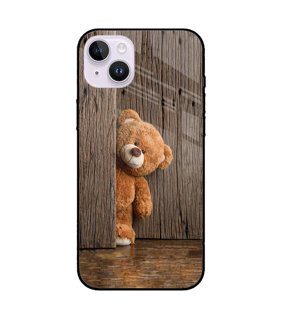 Teddy Wooden iPhone 14 Plus Glass Cover