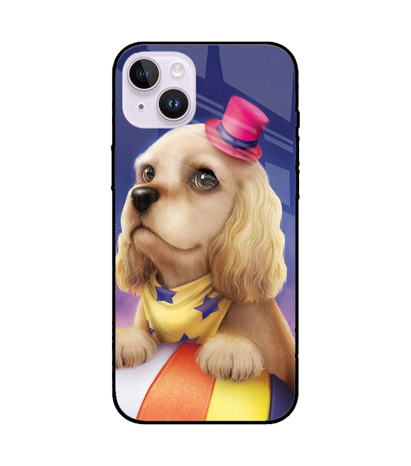 Circus Puppy iPhone 14 Plus Glass Cover