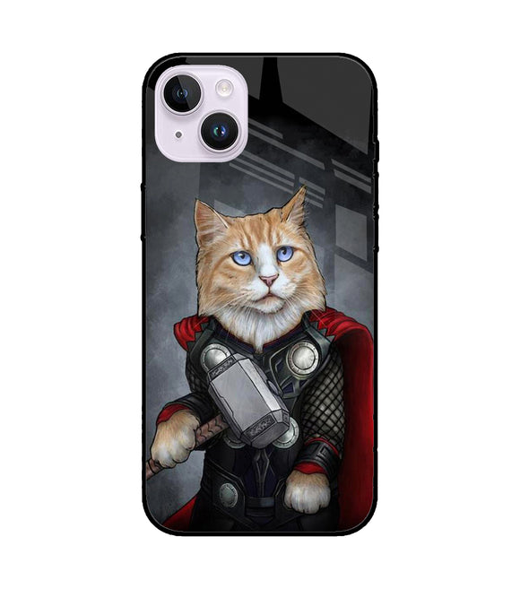 Thor Cat iPhone 14 Plus Glass Cover