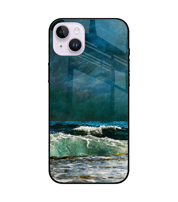 Sea Wave Art iPhone 14 Plus Glass Cover