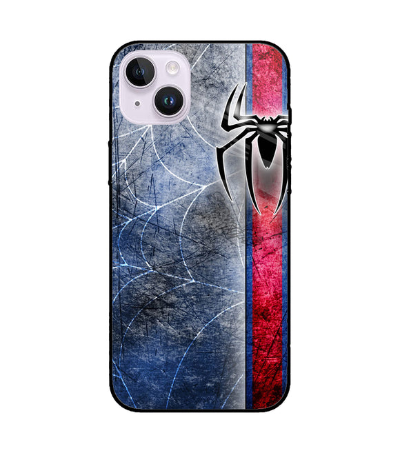 Spider Blue Wall iPhone 14 Plus Glass Cover