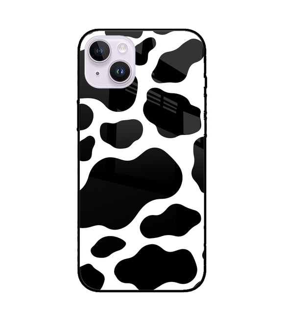 Cow Spots iPhone 14 Plus Glass Cover