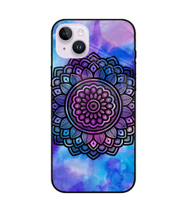 Mandala Water Color Art iPhone 14 Plus Glass Cover