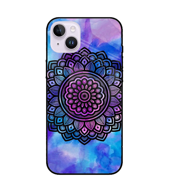 Mandala Water Color Art iPhone 14 Plus Glass Cover