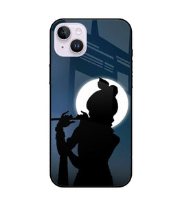 Shri Krishna Silhouette iPhone 14 Plus Glass Cover