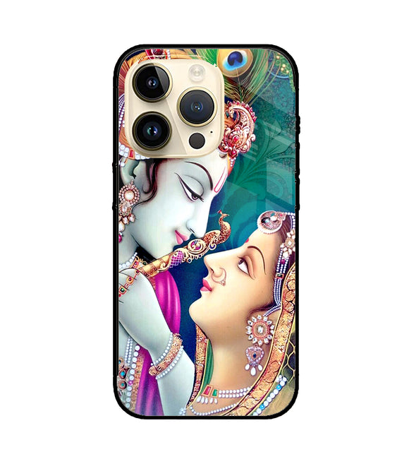 Radha Krishna iPhone 14 Pro Glass Cover