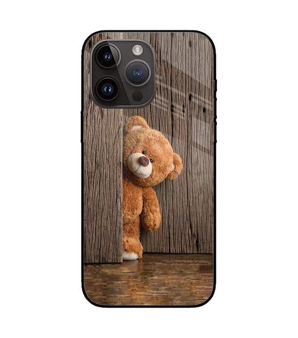 Teddy Wooden iPhone 14 Pro Max Glass Cover