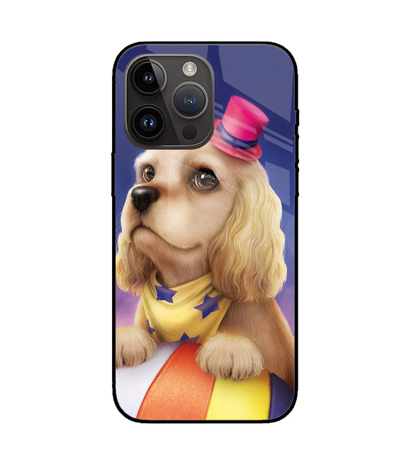 Circus Puppy iPhone 14 Pro Max Glass Cover