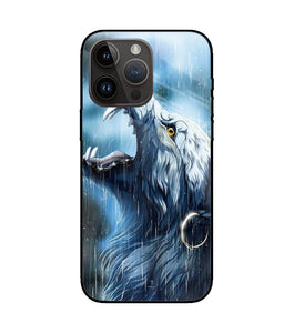 Wolf in Rain iPhone 14 Pro Max Glass Cover