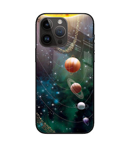 Solar System Art iPhone 14 Pro Max Glass Cover