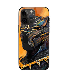 Black Panther Art iPhone 14 Pro Max Glass Cover