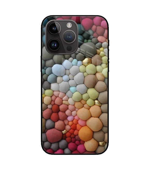 Colorful Balls Rug iPhone 14 Pro Max Glass Cover