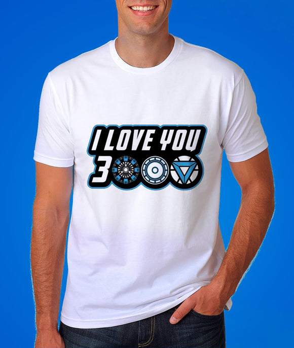I Love You 3000 Iron Man Quote Graphic Tshirt