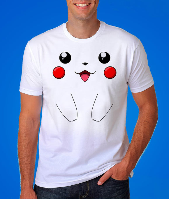 Pokemon Pikachu White Graphic Tshirt