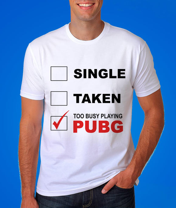 Single Taken PUBG Graphic Tshirt