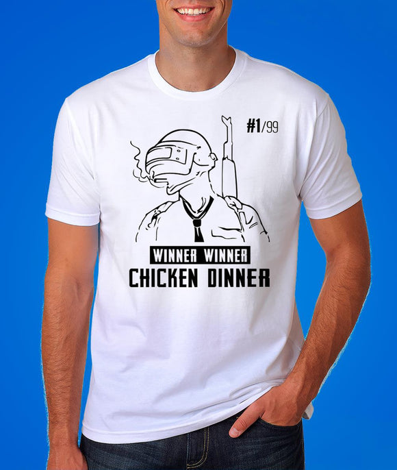 Winner Winner Chicken Dinner PUBG rank one Graphic Tshirt