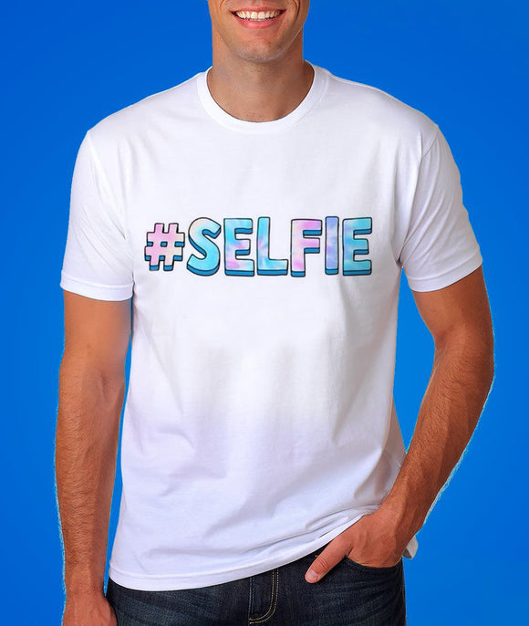 Hashtag Selfie Graphic Tshirt