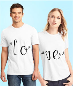 Love Couple Graphic Tshirt
