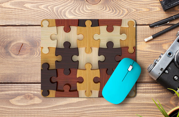 Wooden Puzzle Mousepad
