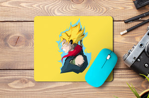 Goku yellow Mousepad