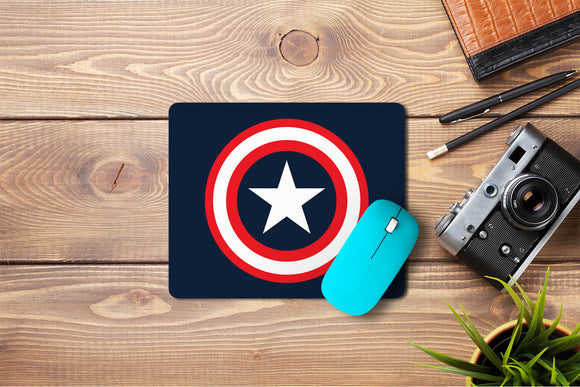 Captain America Shield Mousepad