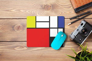 Colorful Squares Blocks Mousepad