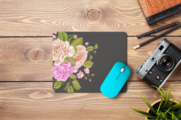 Abstract Flower colorful Mousepad