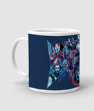 Avengers blue poster printed mug