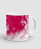 Butterfly red love printed mug