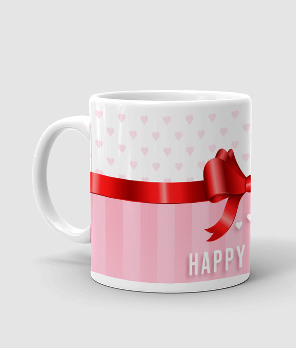 Happy birthday printed mug