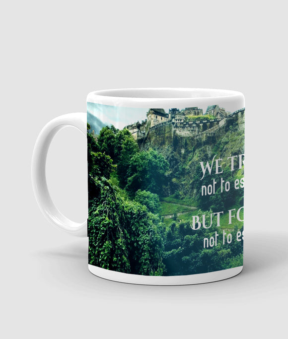 Travel quote printed mug