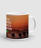 Travel desert quote printed mug