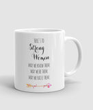 Woman quotes printed mug
