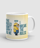 Minion rules quote  printed mug