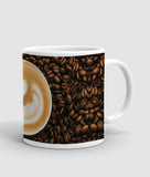 Coffee brewing printed mug